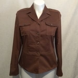 Apostrophe'Brown Button-down jacket